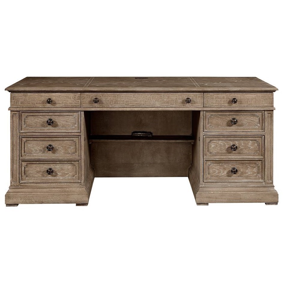 Stanley Furniture Wethersfield Estate Executive Desk Belfort